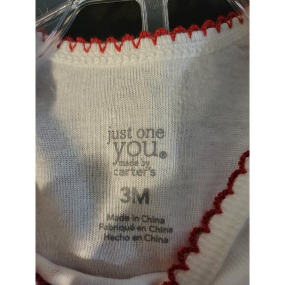Nwt Just One You By Carters 3 Month 2 Peice Christmas Outfit - Picture 3 of 4